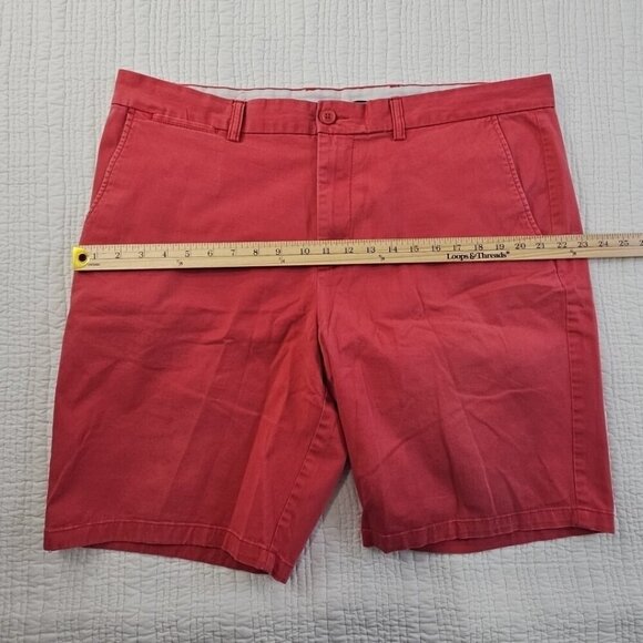 Old Navy Chino Shorts Men's Size 40 Red Ultimate Tech Built-In Flex Slim Preppy - Picture 4 of 12